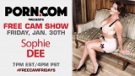 Sophie Dee to Give FREE Cam Show for UK Fans