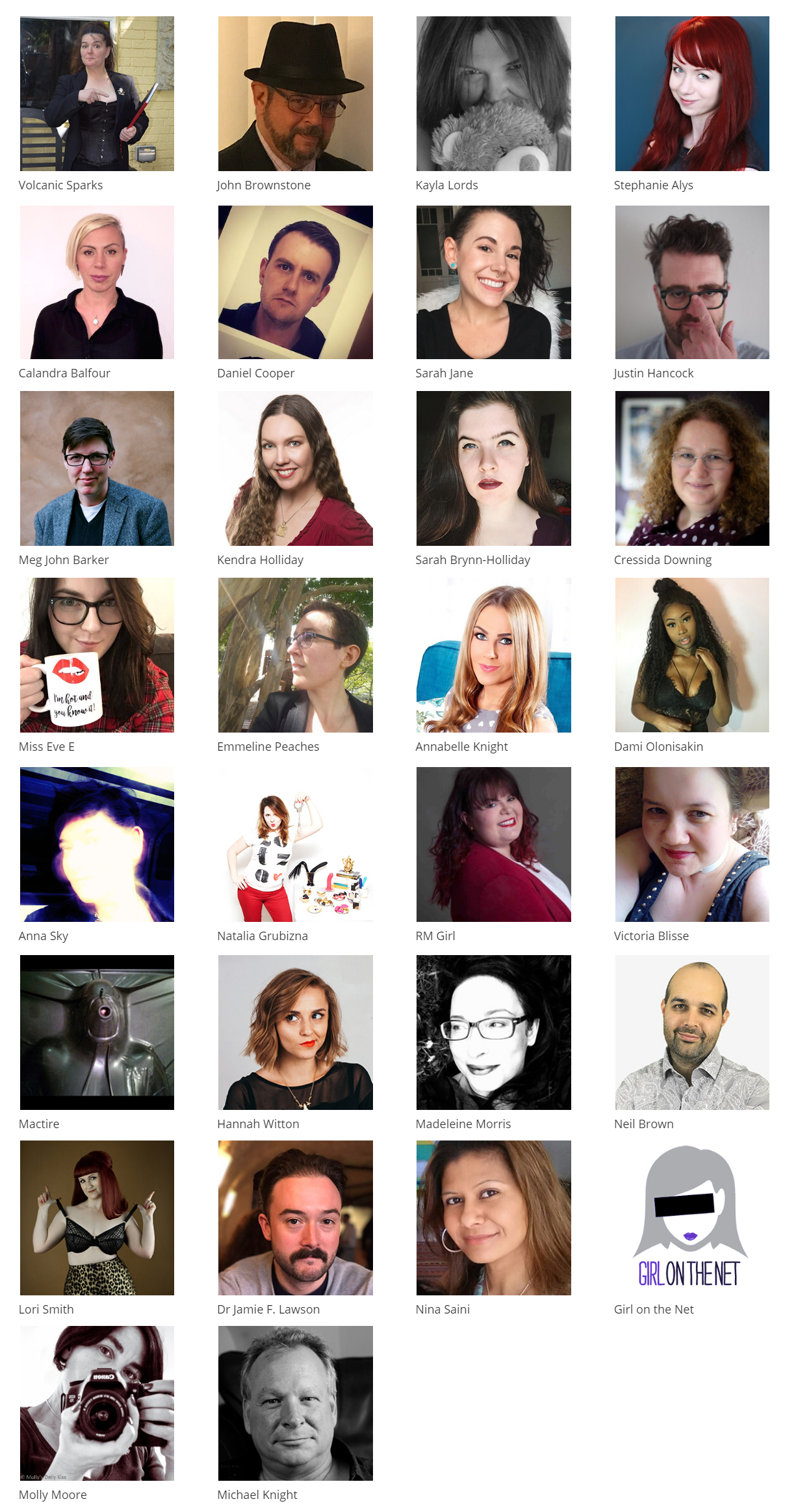 the speakers at Eroticon 2018