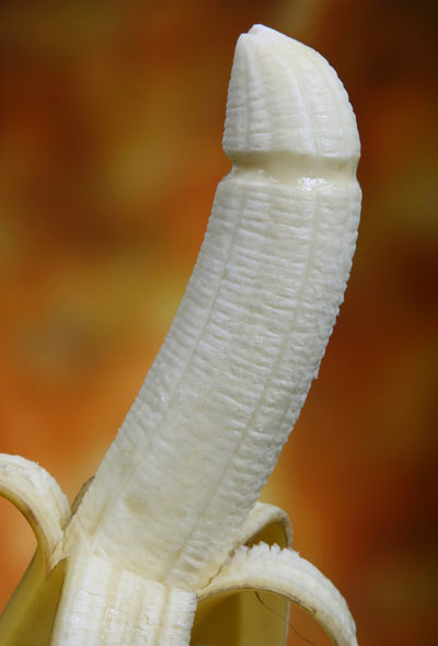 banana cock cumshot